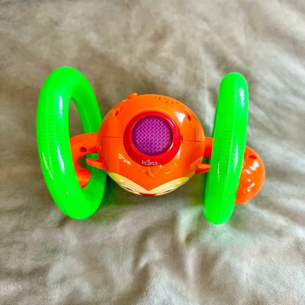 Bright Starts Roll & Glow Monkey Baby Toddler Toy